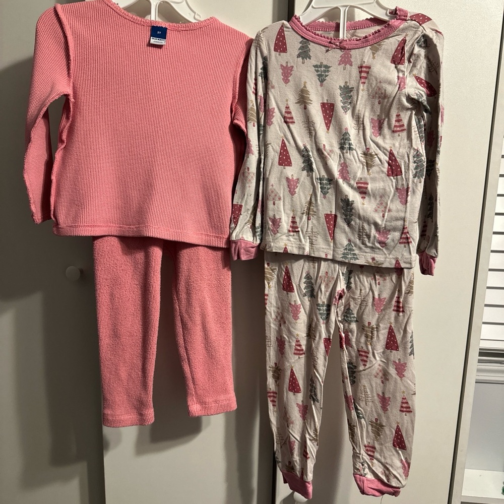 Pink and Patterned Pajama Set